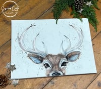 Image 1 of Painting Morning - Winter Stag
