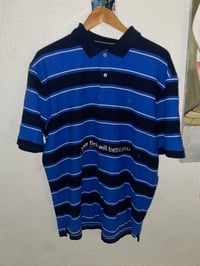 Image 1 of your flesh striped polo XL