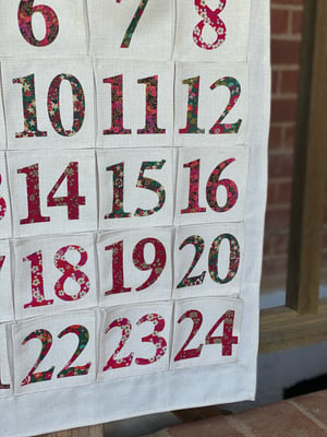 Image of Liberty Christmas Advent Calendar - 'Plum Pudding'