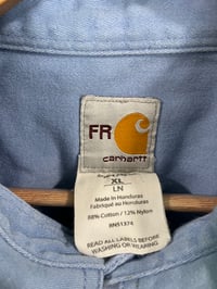 Image 5 of Y2k Carhartt FR Work Shirt XL 