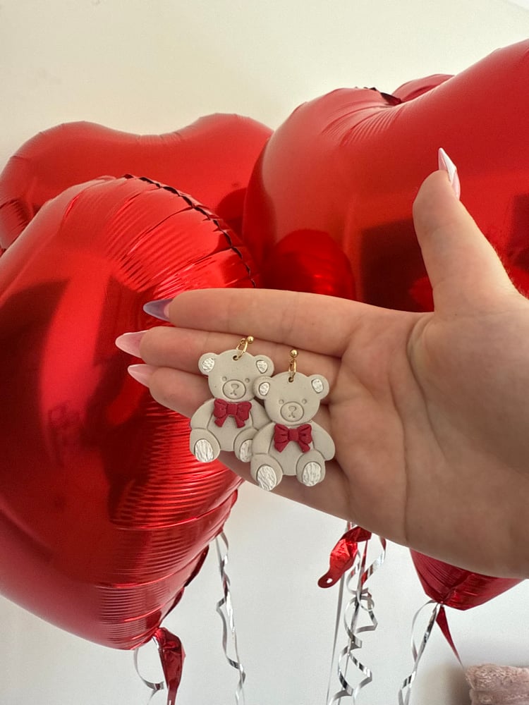 Image of Sweetheart bear dangles 