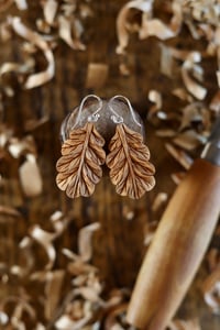 Image 1 of •Oak Leaf Earrings 