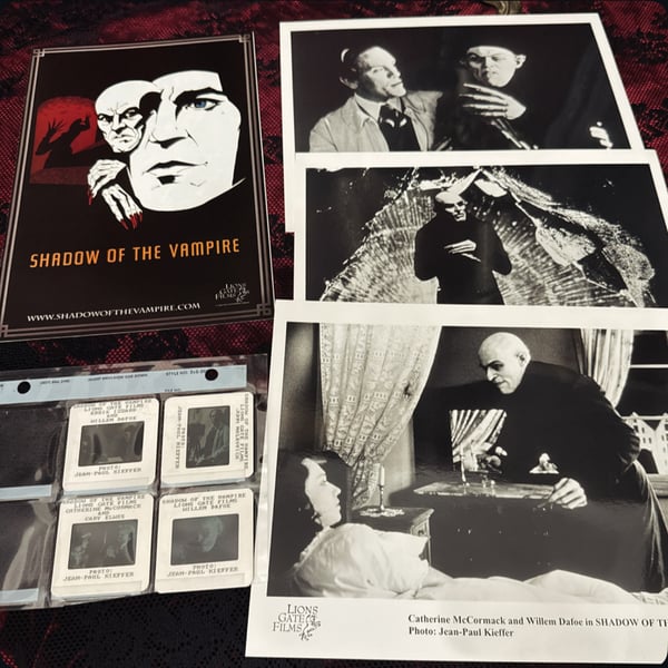 Image of Shadow Of the Vampire Press Photos & Slides w/ Comic Book