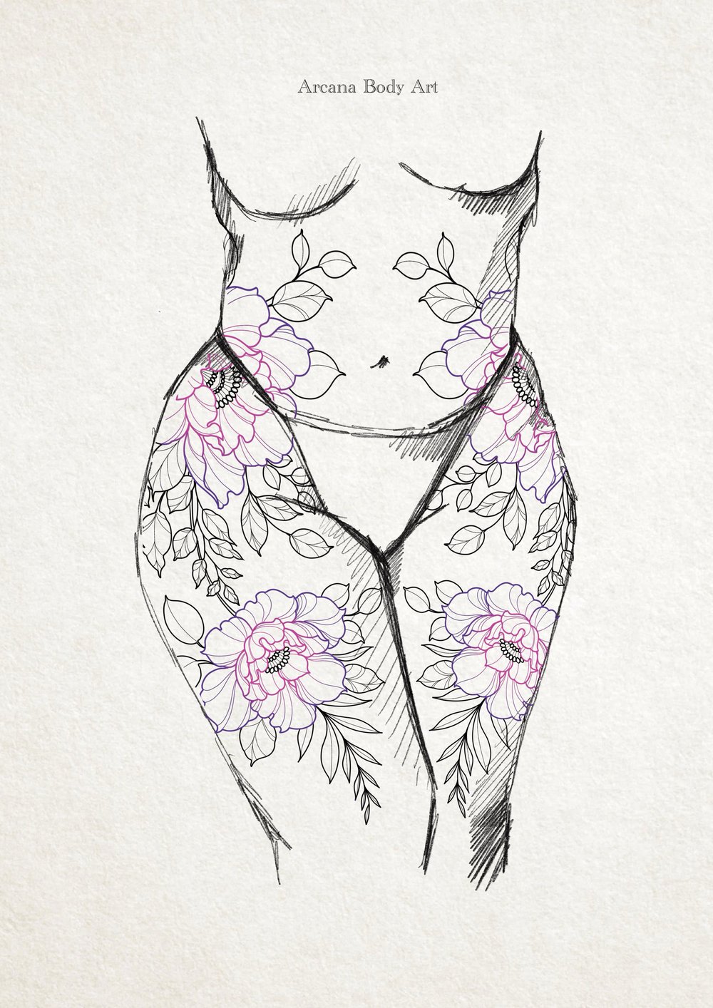 Image of Booty Body Floral