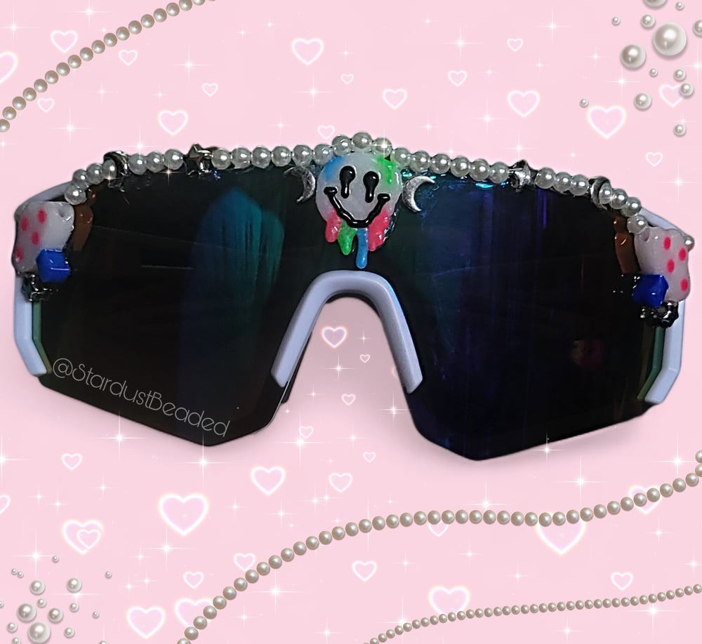 Image of Rainbow Trip Visor Sunglasses