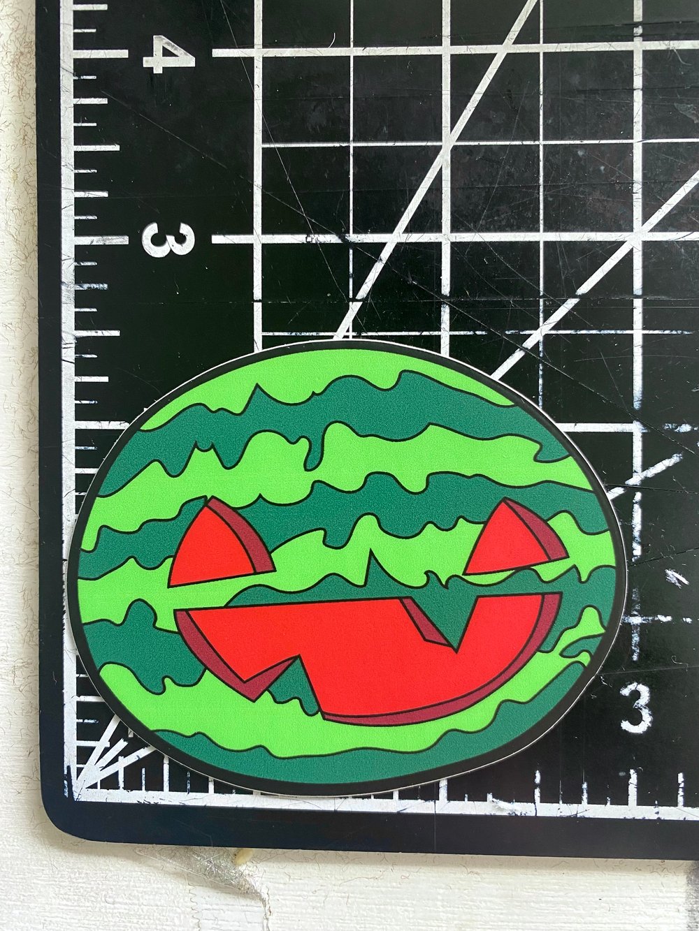 Jack o’ Melon Sticker/Magnet