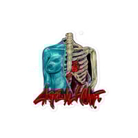 Cardinal Heart Sticker
