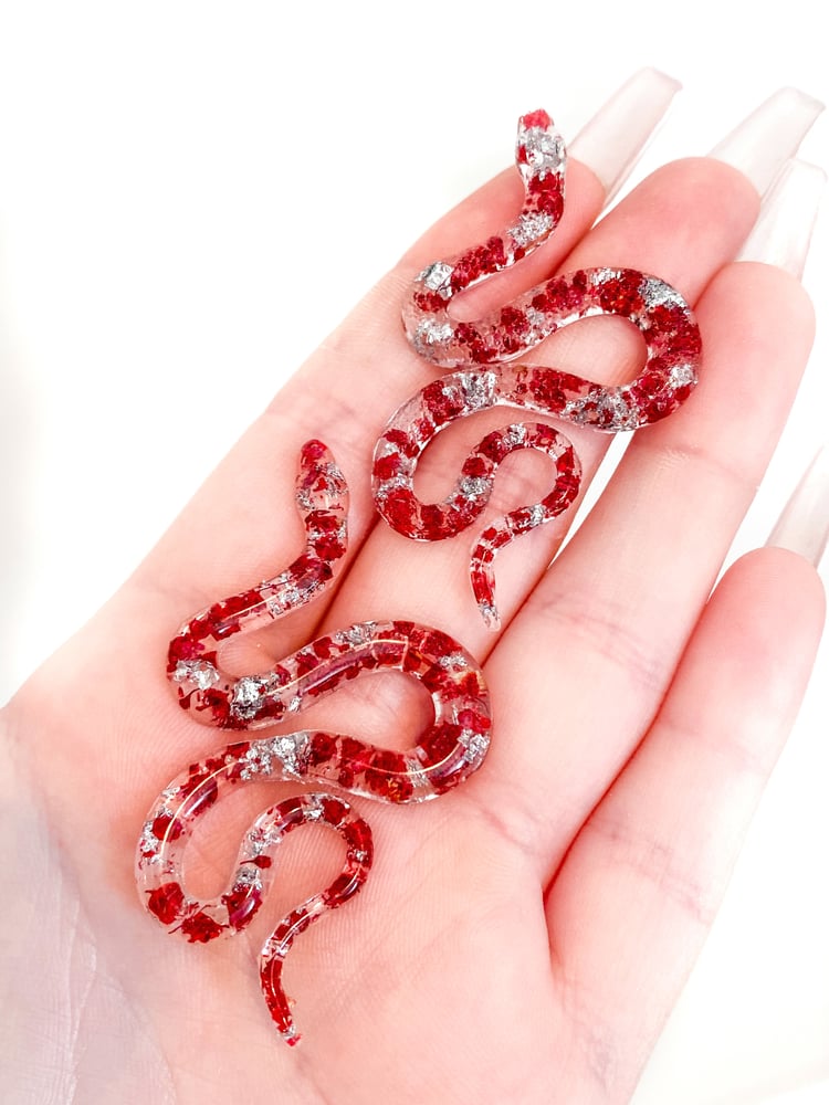 flower snake bookmark/keychain (choose option)