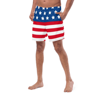 Image 4 of Swim Trunks (American Flag)