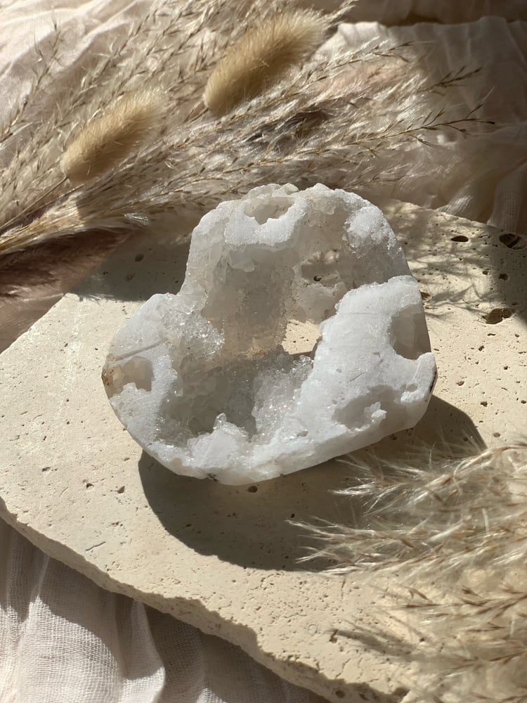 Image of Druzy Quartz Heart Clusters