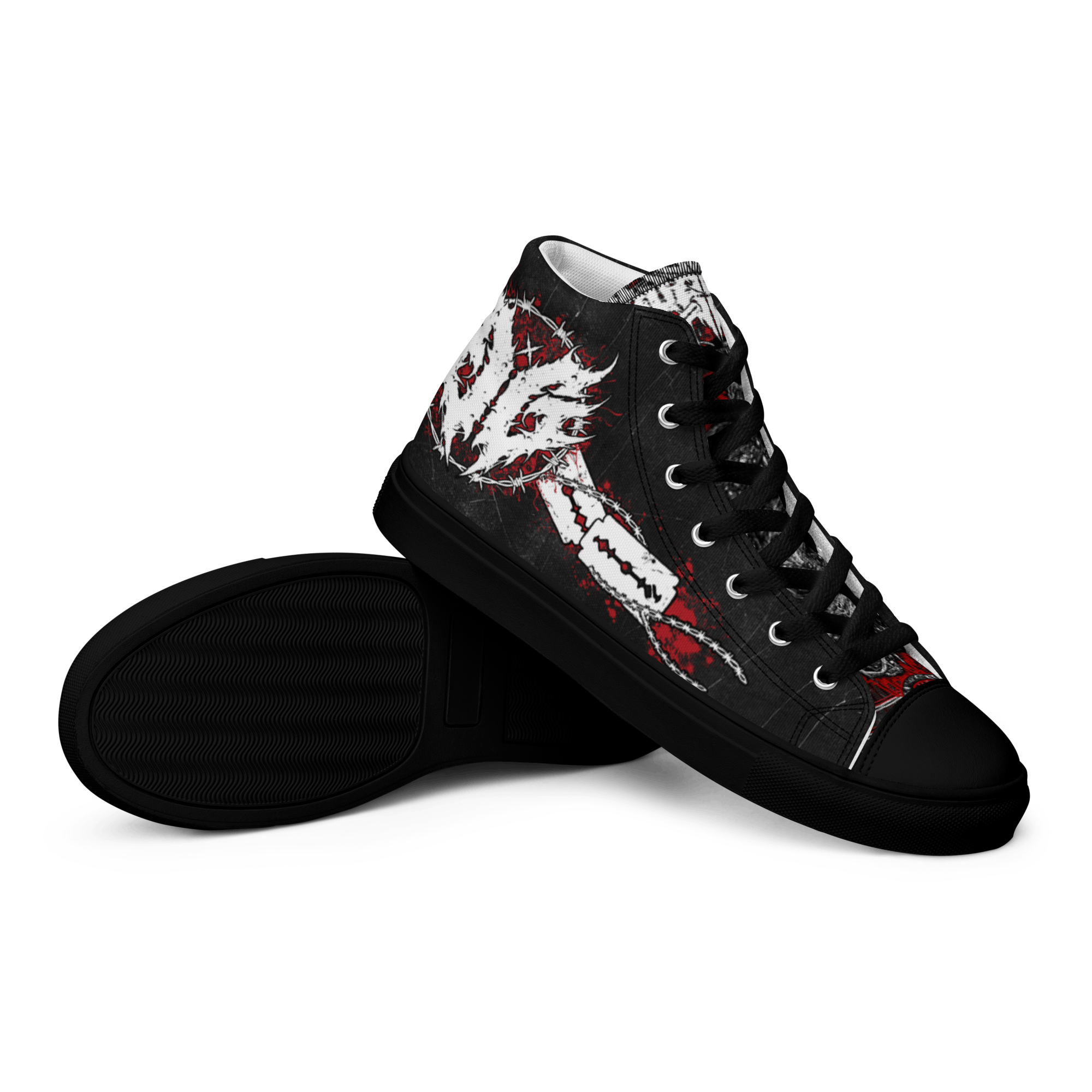 Cheap high top canvas shoes sales