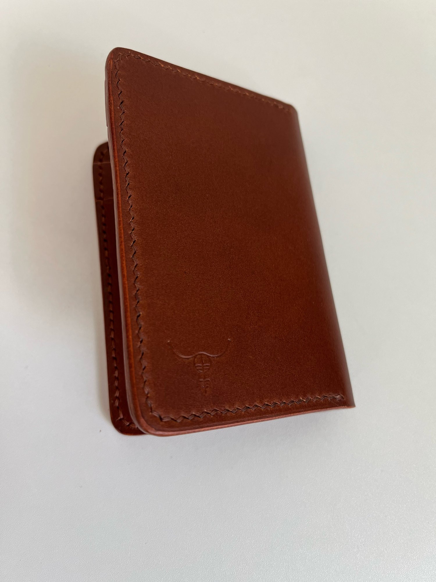 Image of Chestnut Buttero Vertical Cardholder