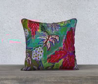 Image 2 of PREORDER Zebra Longwing | Velveteen Throw Pillow Cover