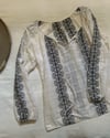 60s hand embroidered Hungarian peasant blouse