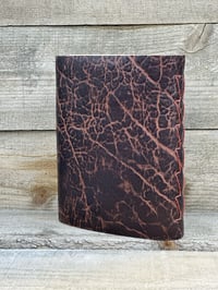 Image 4 of Medium Leather Zigzag Stitch Blank Book