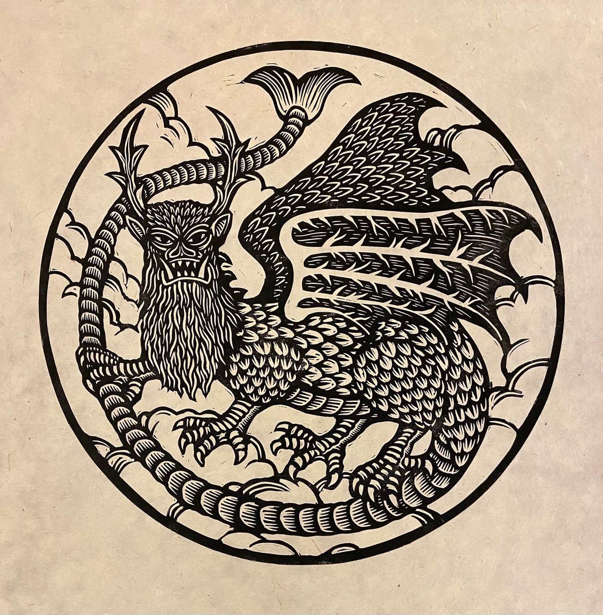 Piasa Bird Block Print Brian Reedy