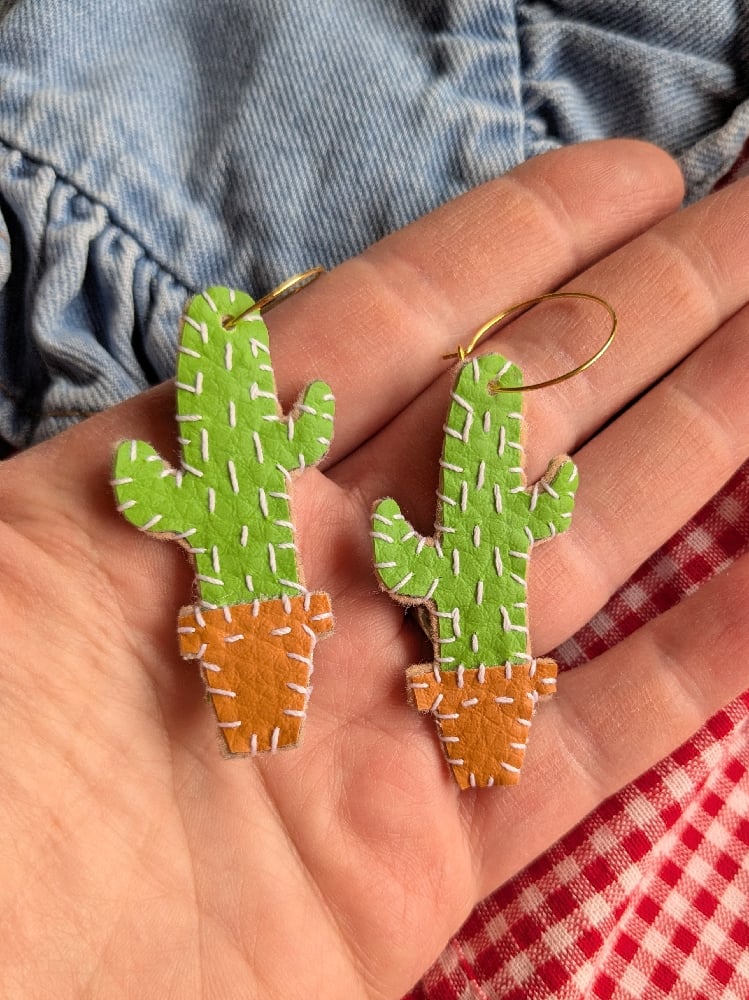 Image of Saguaro Cactus Earrings