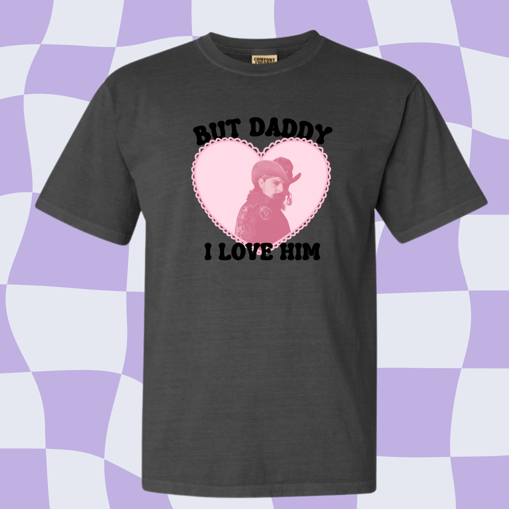 Image of I LOVE PIGPEN CHARCOAL CROPPED