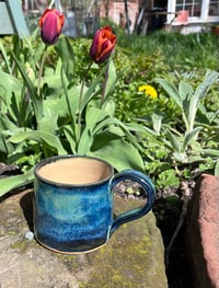 Image 2 of 320ml sea greens and blues mug