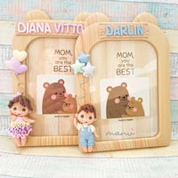 CORNICE PERSONALIZZATA "ORECCHIETTE" CON BIMBO