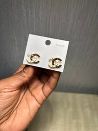 Image 3 of CC letter studs