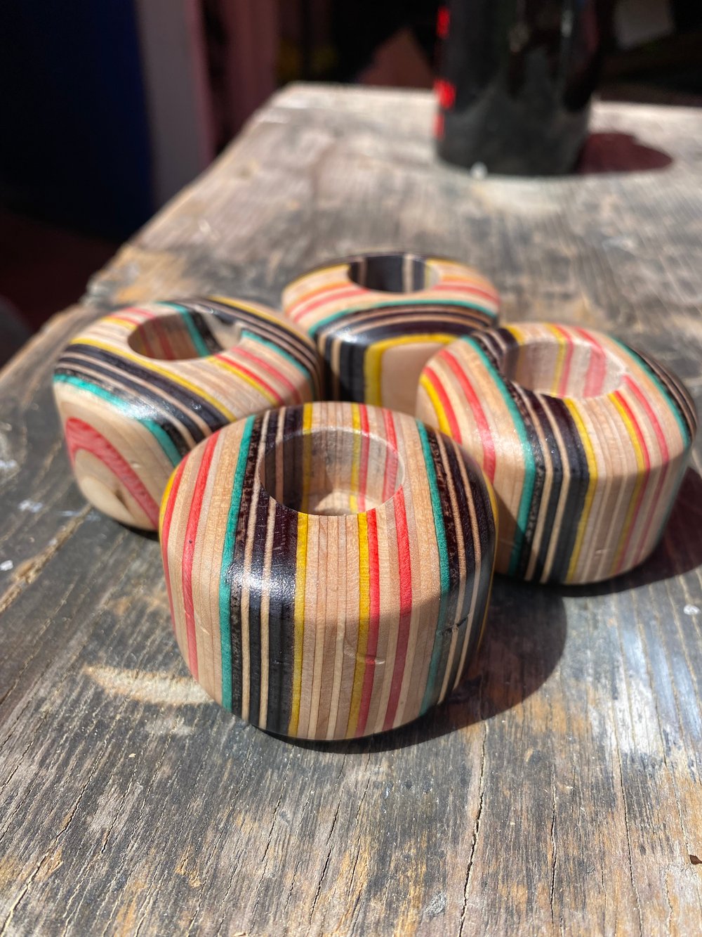 Wheels Made From Recycled Skateboards