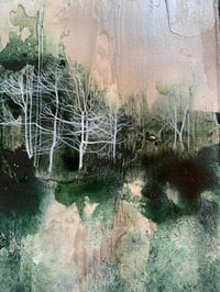 Image 2 of Inky Birch Trees Giclée Print