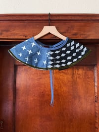 Image 2 of ILLUMINATED STARS COLLAR • black and denim