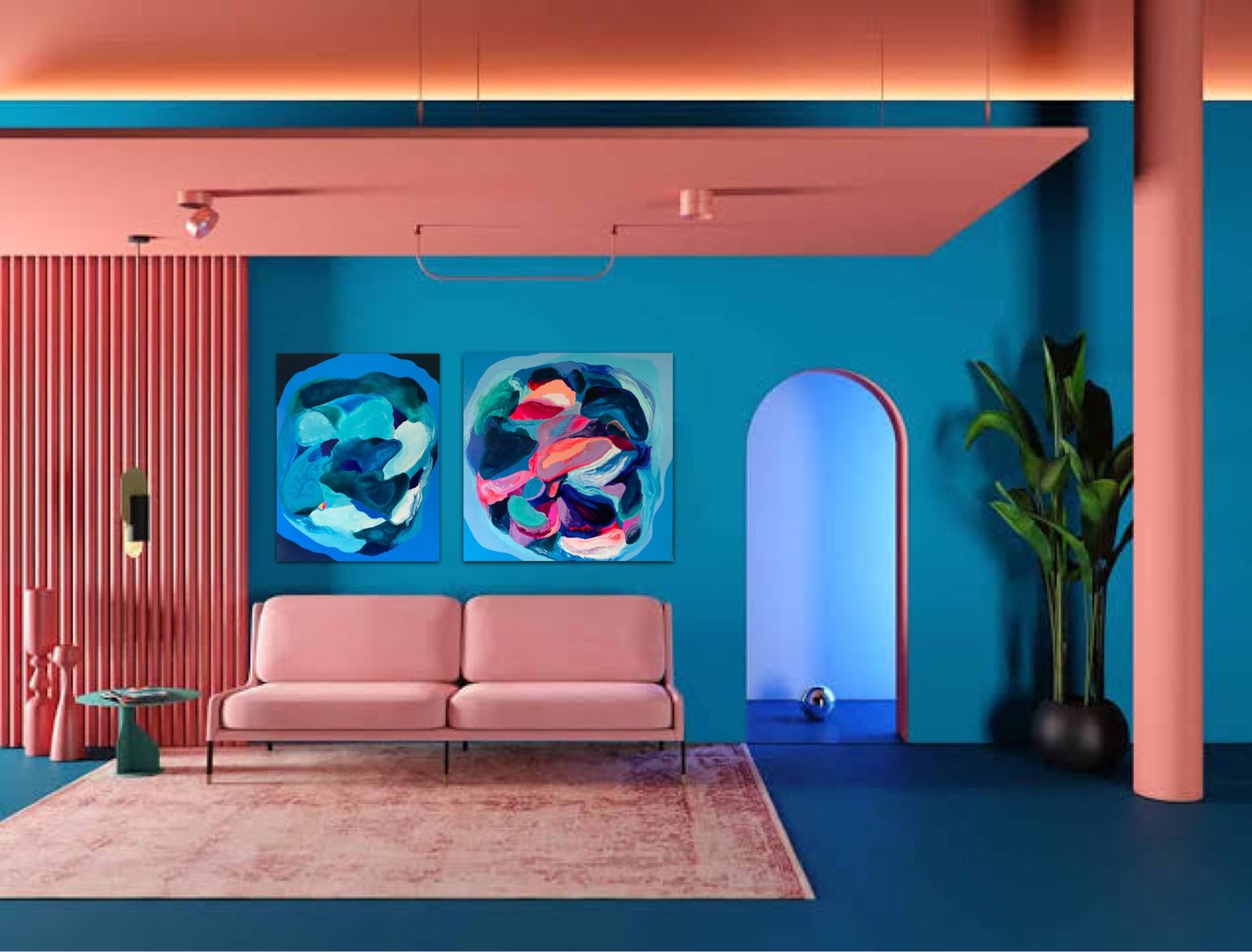 Original Artwork - Beyond the Blue 61 x 76cms | Abbys-Artistry