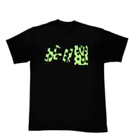 Image 1 of Black/ Green Polka Dot XL Staple Tee