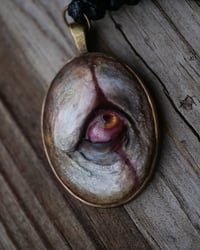 Image 9 of Pennywise Eye glow in the dark pendant OOAK