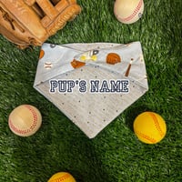 Image 2 of Ballpark Bark - Reversible and Customizable Bandanna