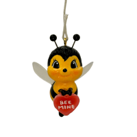 Image 1 of "Bee Mine" Valentine Bumblebee Ornament