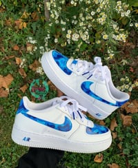 Image 3 of Sapphire Bape AF1 💧