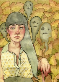Image 1 of “Ginko and Ghosts” Fine Art Print