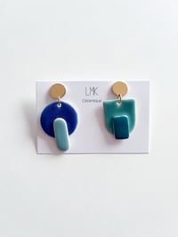 Paire de boucles d'oreilles céramique MÉLAN D