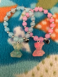 Image 1 of  bear bracelets 💗💙
