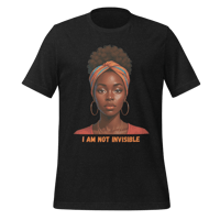 Image 3 of I AM NOT INVISIBLE t-shirt