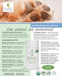 Image 1 of Certified Organic Paw Rescue