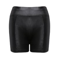Image 11 of  High Waist Faux PU Leather 