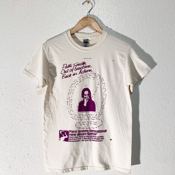 Image of Patti Smith "Back in Action" Tee