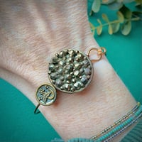 Image 3 of "Lucky Lady" Vintage Button Bracelet