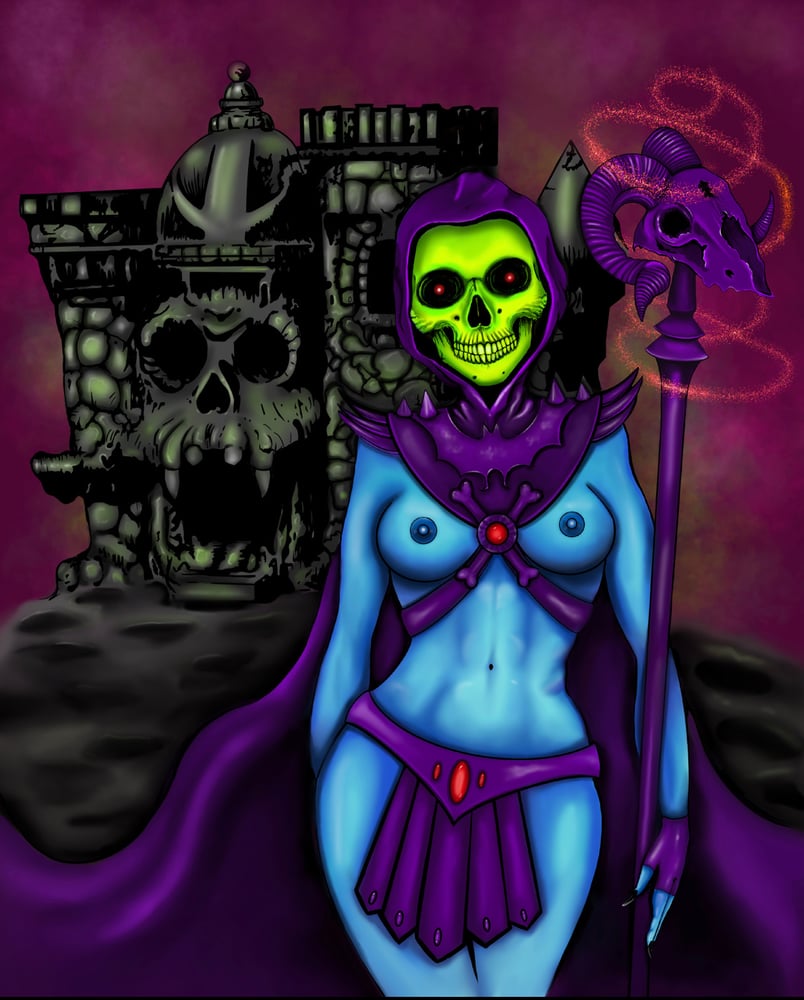 Image of LADY SKELETOR LIMITED EDITION PRINT