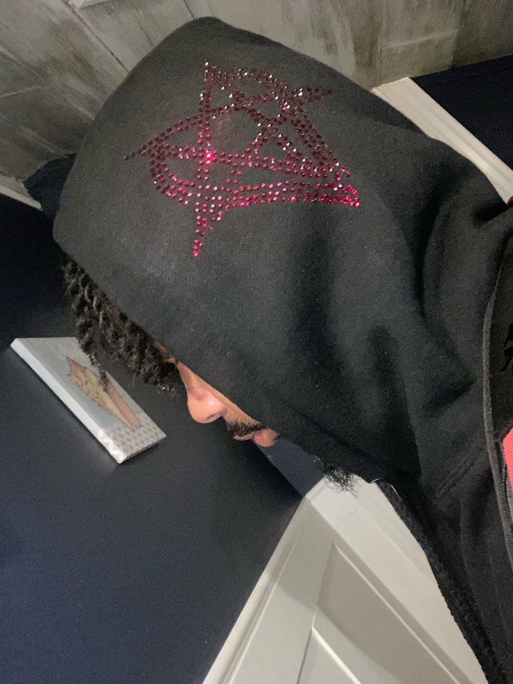 Image of Rhinestone Heavy Hoodie