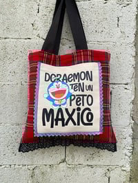 Image 1 of Bolsiña feita a man. DORAEMON cadros. Deseño exclusivo!