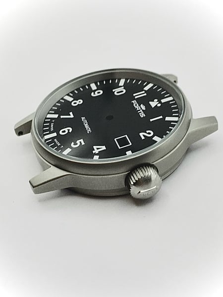 Image of Fortis Flieger complete kit,new,Black Dial,40mm Case.595.10.46.1