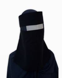 Image 1 of Medium Stiff Band Niqab