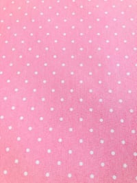 Image 1 of Tela Loneta - Topos Rosa - 8€/m