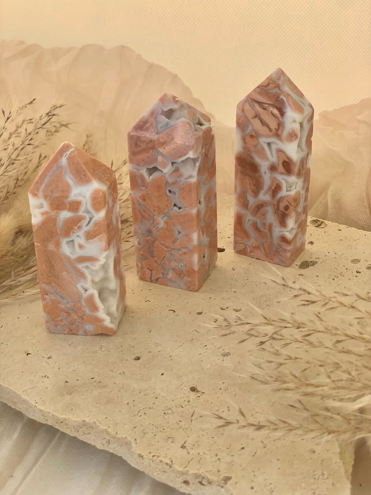 Image of Pink Agate Towers sml