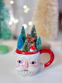 Image 2 of Winter Scene Santa Mug 7